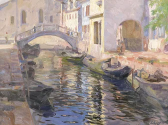 Canal en Venecia